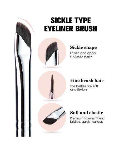 Pincel de Eyeliner Angulado EIGSHOW - Precisión y Versatilidad Pincel de Eyeliner Angulado EIGSHOW - Precisión y Versatilidad