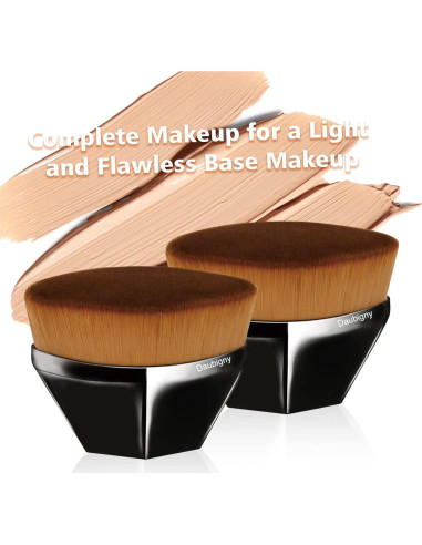 Brocha de Maquillaje Kabuki Daubigny Negra para Base