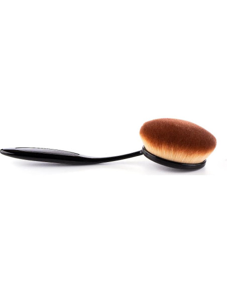 Cepillo de Maquillaje Ovalado Yoseng Grande Negro 17.78 cm Cepillo de Maquillaje Ovalado Yoseng Grande Negro 17.78 cm