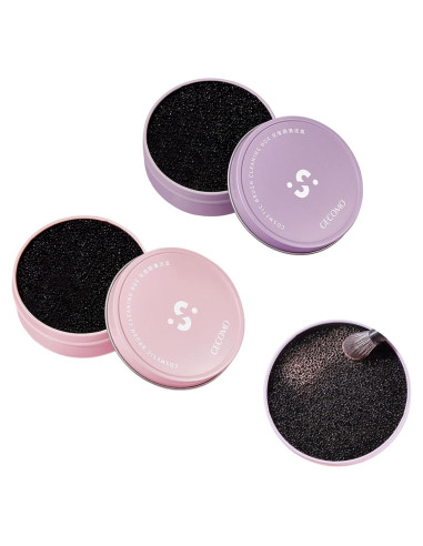 Paquete de 2 Esponjas Limpiadoras TYSSLEY para Brochas