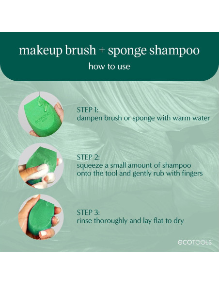 Champú para Brochas EcoTools 236 ml, Vegano y Sin Fragancia Champú para Brochas EcoTools 236 ml, Vegano y Sin Fragancia