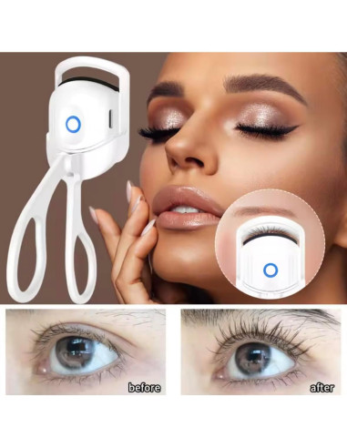 Rizador de Pestañas Calentado InnovFusion Blanco Compacto