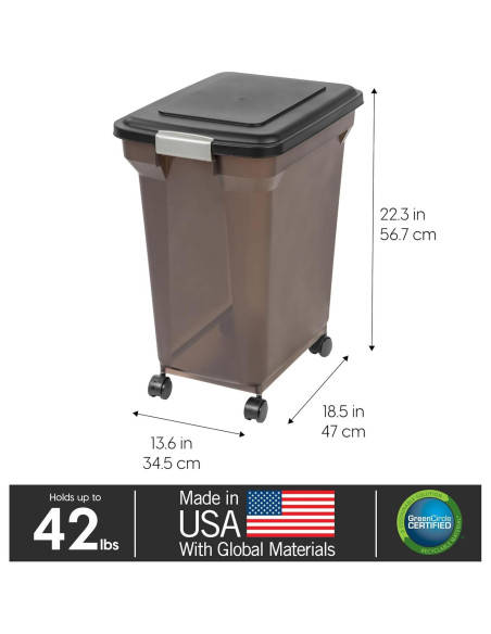 Contenedor de Almacenamiento de Comida IRIS USA 18,14 kg Hermético Contenedor de Almacenamiento de Comida IRIS USA 18,14 kg Hermético