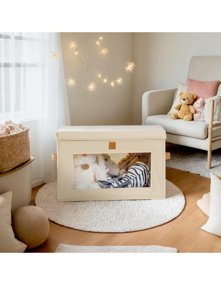 Organizador de Closet Homsorout 42x30x28 cm Beige - 2 Pzas Organizador de Closet Homsorout 42x30x28 cm Beige - 2 Pzas