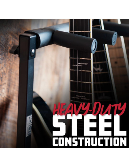 Soporte Plegable para 5 Guitarras Rok-It RI-GTR-RACK5 Soporte Plegable para 5 Guitarras Rok-It RI-GTR-RACK5