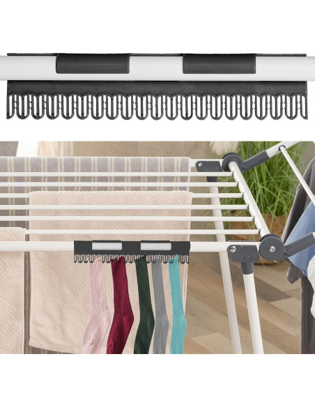 Estante Plegable para Secar Ropa YUBELLES 174,5x60x108 cm Estante Plegable para Secar Ropa YUBELLES 174,5x60x108 cm