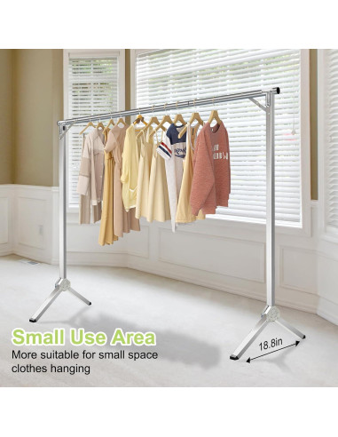 Soporte Plegable para Secar Ropa MRCTVG Acero Inoxidable 1.72kg