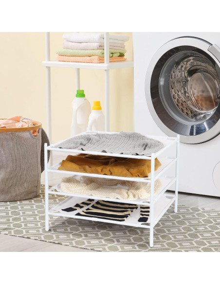 Estante Secado Ropa Malla Storage Maniac Pack de 4 Estante Secado Ropa Malla Storage Maniac Pack de 4