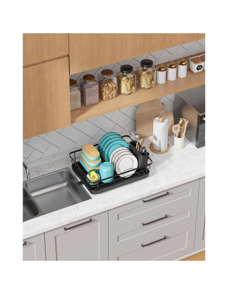 Escurridor de Platos Sakugi Acero Inoxidable Grande Negro Escurridor de Platos Sakugi Acero Inoxidable Grande Negro