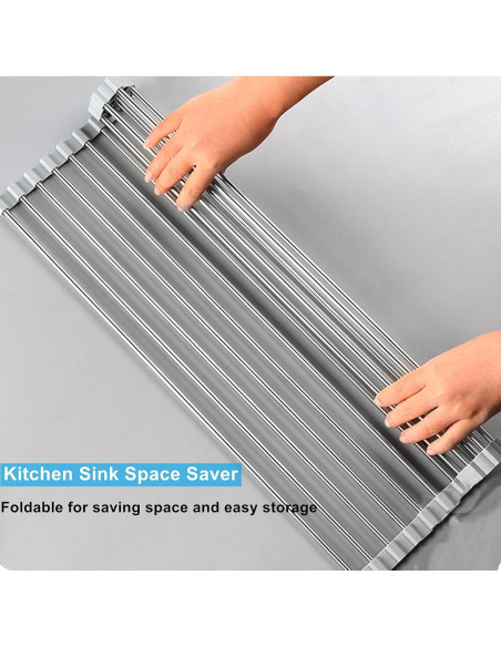 Estante de Secado de Platos Seropy 44.5x39.9 cm Acero Inox Estante de Secado de Platos Seropy 44.5x39.9 cm Acero Inox