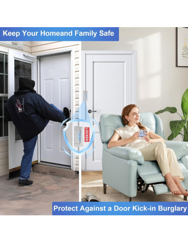 Cerradura de Seguridad EOEDEPAZ para Puertas - Pestillo 7.62 cm
