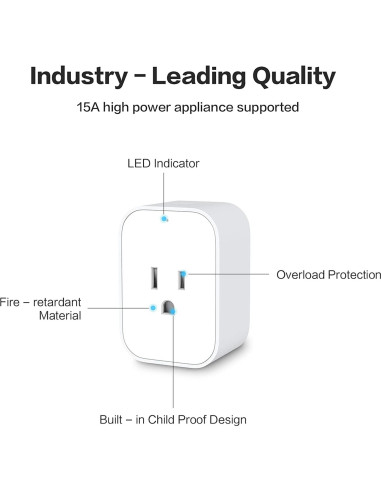 Enchufe Inteligente Aqara ZNCZ12LM 15A con Monitoreo de Energía