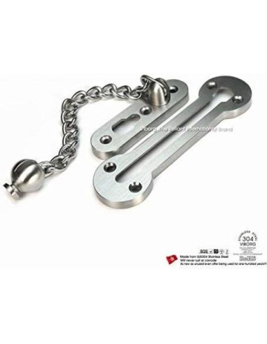 Cerradura de cadena V-CORME EK-07 acero inoxidable 3mm