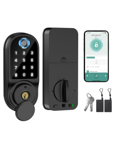 Cerradura Electrónica Biométrica AiLuce con Pantalla Táctil