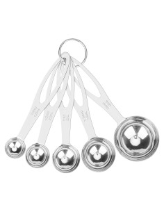 Juego de 5 cucharas medidoras Aovchei acero inoxidable