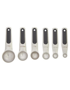 Set de 6 Cucharas Medidoras Magnéticas Farberware Acero Inox