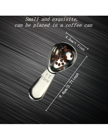 Cuchara de Café CoaGu Acero Inoxidable 15ml con Imán