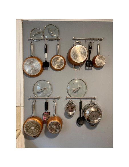 Soporte de Pared para Utensilios de Cocina Audmore 2 Pack Soporte de Pared para Utensilios de Cocina Audmore 2 Pack