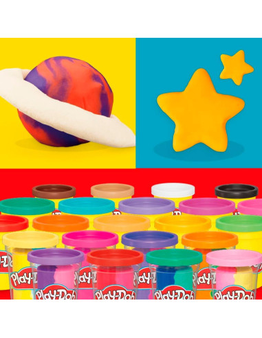Play-Doh 22 Latas de Colores Variados 2 y 4 Oz para Niños
