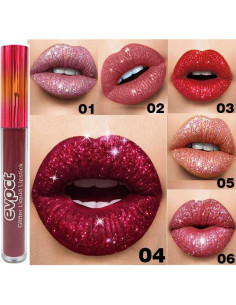 Conjunto de Brillo de Labios Mate evpct 6 Piezas 110g 2