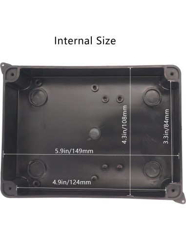Caja Eléctrica Impermeable IP65 LuSumtly 150x110x70mm