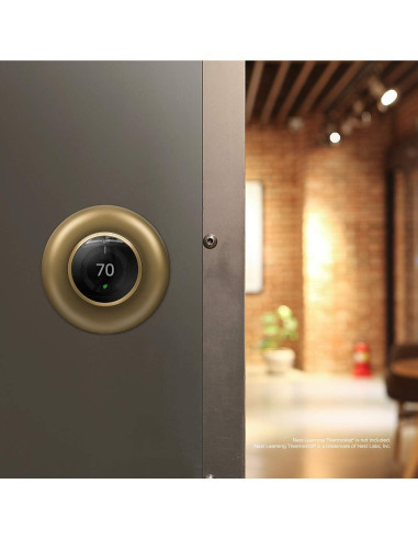 Cubierta de Placa de Pared elago para Nest Thermostat Latón