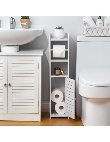 Soporte para Papel Higiénico AOJEZOR Blanco 75.95 cm