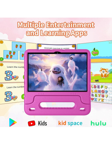 Tableta para Niños EDDBNi 10 Pulgadas 64GB Rosa