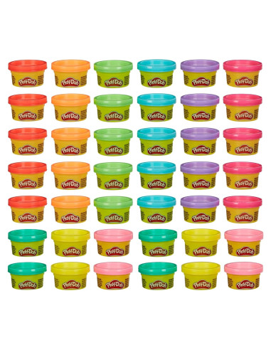 Play-Doh 42 Latas de 28g, Regalos para Niños y Fiestas