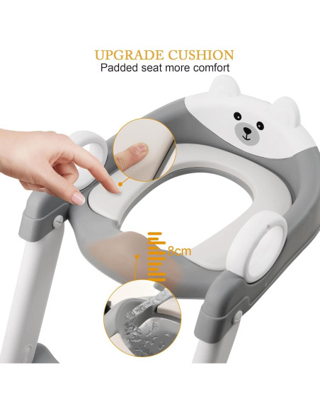 Asiento de Entrenamiento para Baño Fnaumdol Plegable Antideslizante Asiento de Entrenamiento para Baño Fnaumdol Plegable Antideslizante