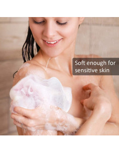 Esponja de Baño Loofah Novosun Exfoliante Suave 4 Piezas 2