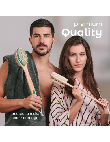 Cepillo para Espalda MainBasics Doble Cara 41.9 cm Lavanda