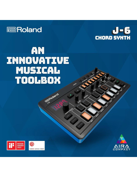 Roland AIRA J-6 Sintetizador Portátil con Secuenciador Roland AIRA J-6 Sintetizador Portátil con Secuenciador