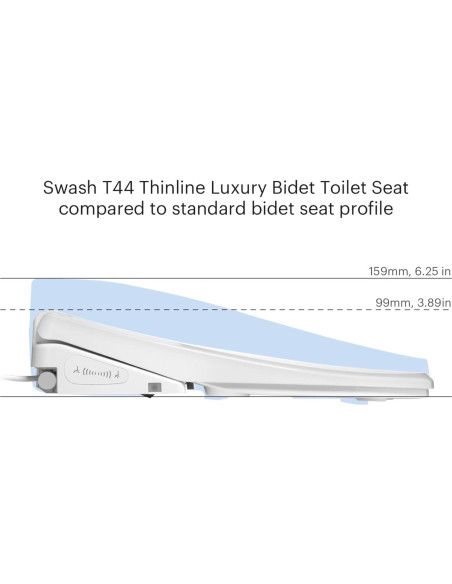 Asiento de Inodoro Bidet Eléctrico Brondell T44-RW 3.95kg Asiento de Inodoro Bidet Eléctrico Brondell T44-RW 3.95kg