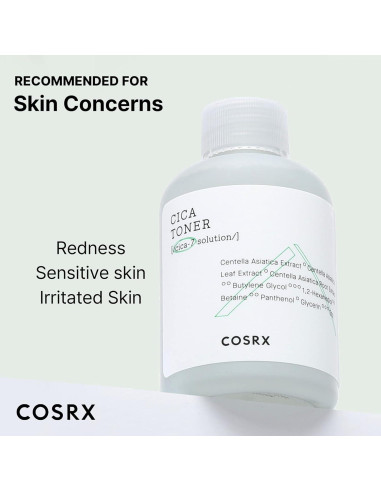 Tónico Calmante COSRX Pure Fit CICA 150ml para Piel Sensible