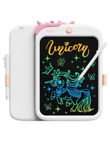 Tableta de Escritura LCD Bravokids 10" Unicornio Educativa