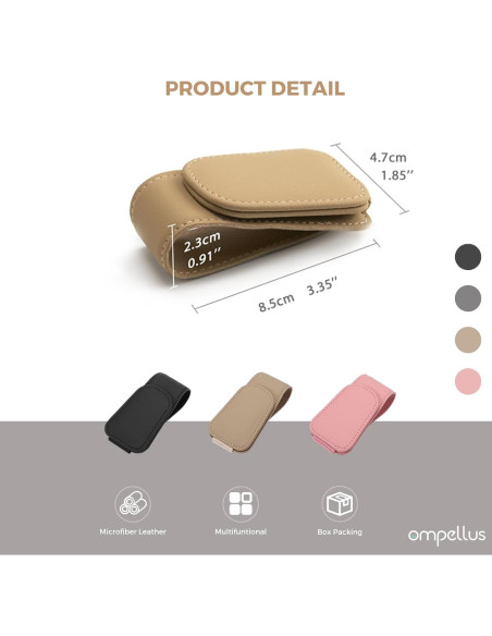 Soporte Magnético para Gafas de Sol Ompellus Negro Soporte Magnético para Gafas de Sol Ompellus Negro