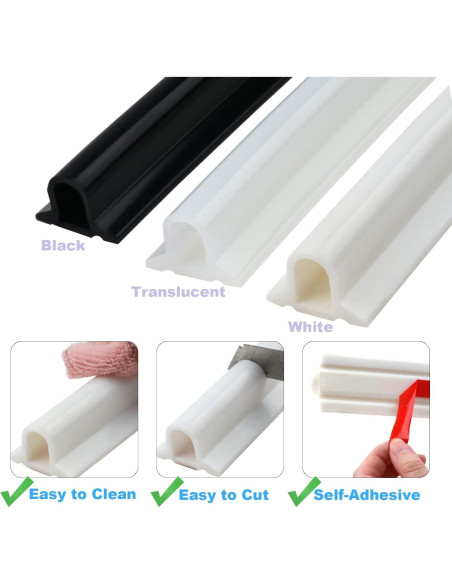 Dique de Agua Colapsable Duzzy 1,7 m Blanco para Ducha Dique de Agua Colapsable Duzzy 1,7 m Blanco para Ducha