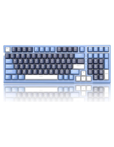 Teclado Mecánico MageGee SKY98 96% RGB Azul Prusiano