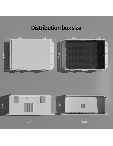 Caja de Conexiones Eléctricas para Exterior 33cm x 23cm Caja de Conexiones Eléctricas para Exterior 33cm x 23cm