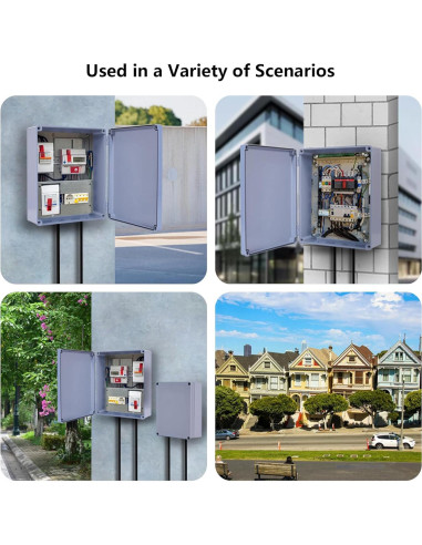 Caja de Conexiones IP65 Anpugaolao 30x25x10 cm Impermeable