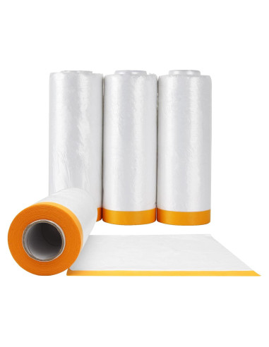 Película de Enmascarar Pre-Cinta MARNER 4 Rollos 1.5m x 20m