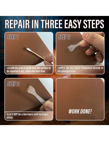 Kit de Reparación de Cuero ARCSSAI RMB99999 para Muebles y Vehículos Kit de Reparación de Cuero ARCSSAI RMB99999 para Muebles y Vehículos