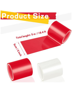 Cinta de Reparación Autoadhesiva Patelai 5m x 5cm Rojo/Transp. 2