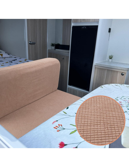 Funda de Cojín Elástica Tlswshsy para Dinette RV Khaki Funda de Cojín Elástica Tlswshsy para Dinette RV Khaki
