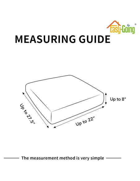 Funda de Cojín Impermeable Easy-Going para Sofá Gris Funda de Cojín Impermeable Easy-Going para Sofá Gris