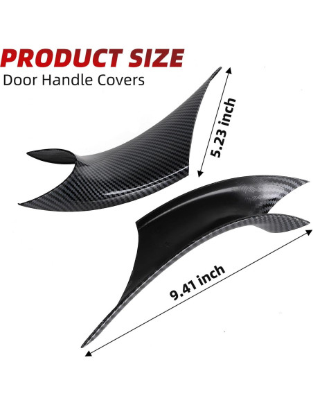 Cubiertas de Manijas de Puerta Cenzhiwen BMW F30 F32 2PCS Cubiertas de Manijas de Puerta Cenzhiwen BMW F30 F32 2PCS