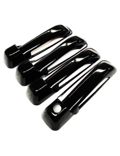 Cubiertas de Manijas de Puerta Negras eRushAutoparts 2009-2018