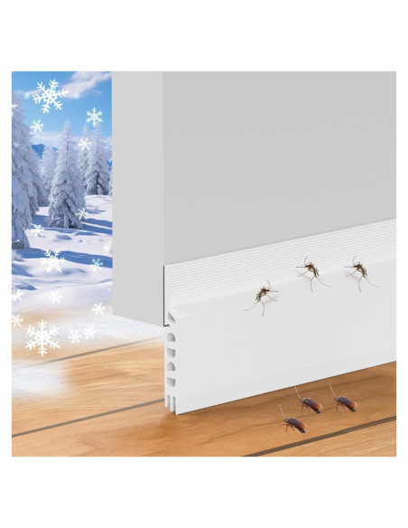 Tapón para Corrientes de Aire ETSSXYSO 99 cm Blanco Tapón para Corrientes de Aire ETSSXYSO 99 cm Blanco