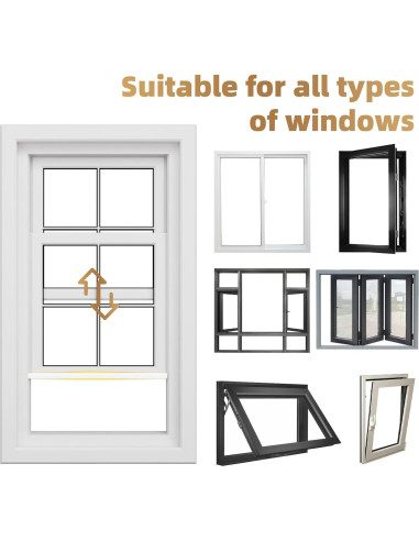 Tira de Sellado de Ventana KNEELISA 299.72 cm Blanco Aislante